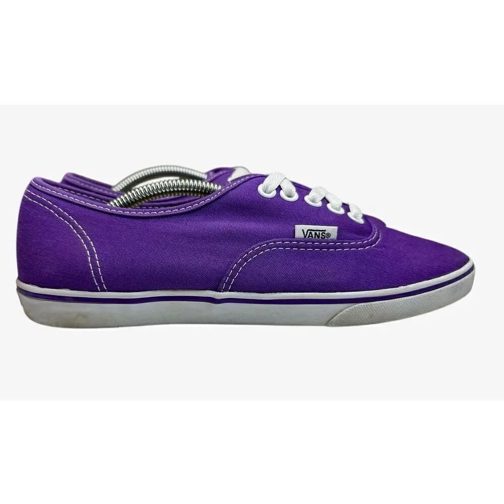 VANS Authentic Heritage Femme Violet Purple Canvas Sneakers Unisex Size 6.5/ 8